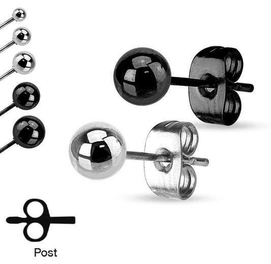 Simple Ball Earring Pair - Avanti Body Jewelry