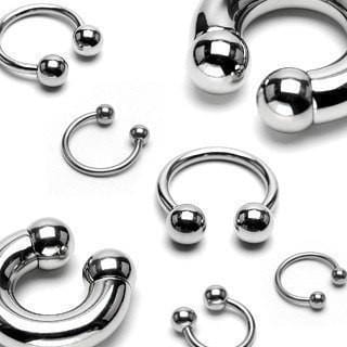 Stainless Steel Horseshoe | 18g - 00g - Avanti Body Jewelry