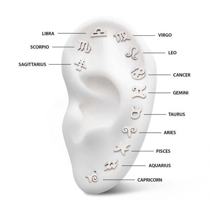 Zodiac Sign | Titanium Threadless Top For Nose, Ears & Lip - Avanti Body Jewelry