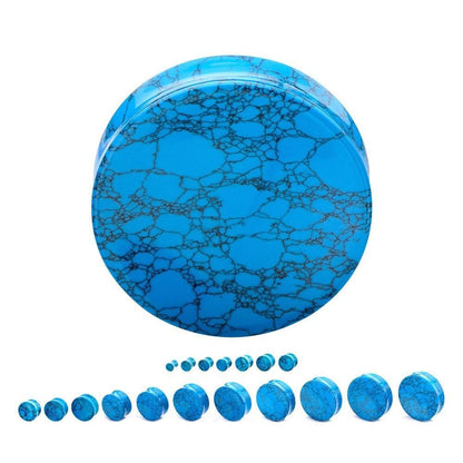 Turquoise Stone Plug Pair - Avanti Body Jewelry
 - 5