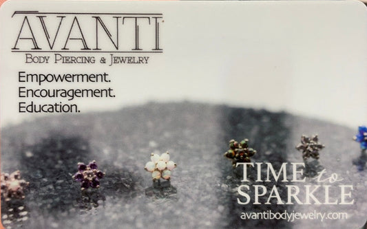 Gift Card - Avanti Body Jewelry