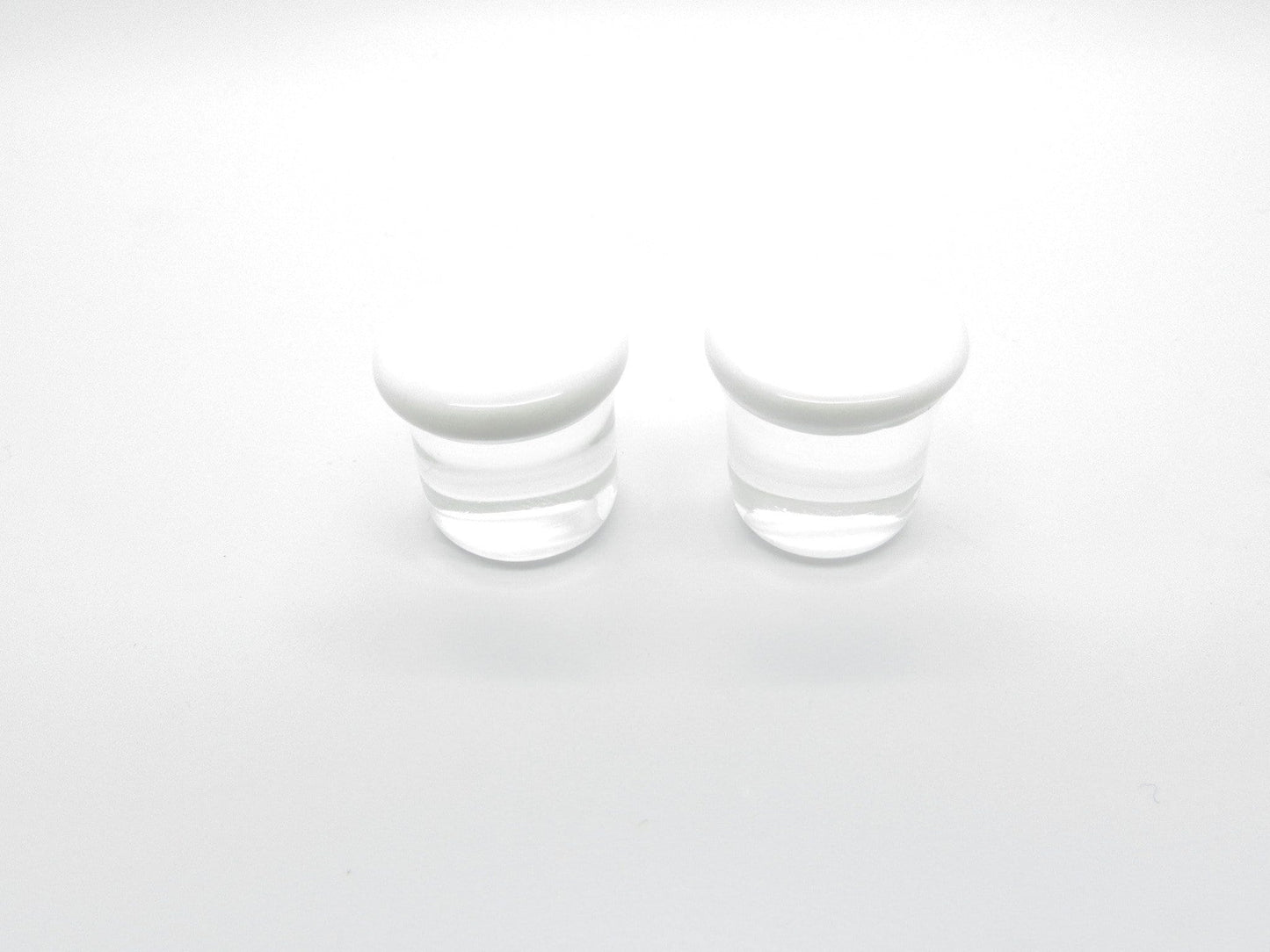 Glass Single Flare Plug Pair - Classics - Avanti Body Jewelry
