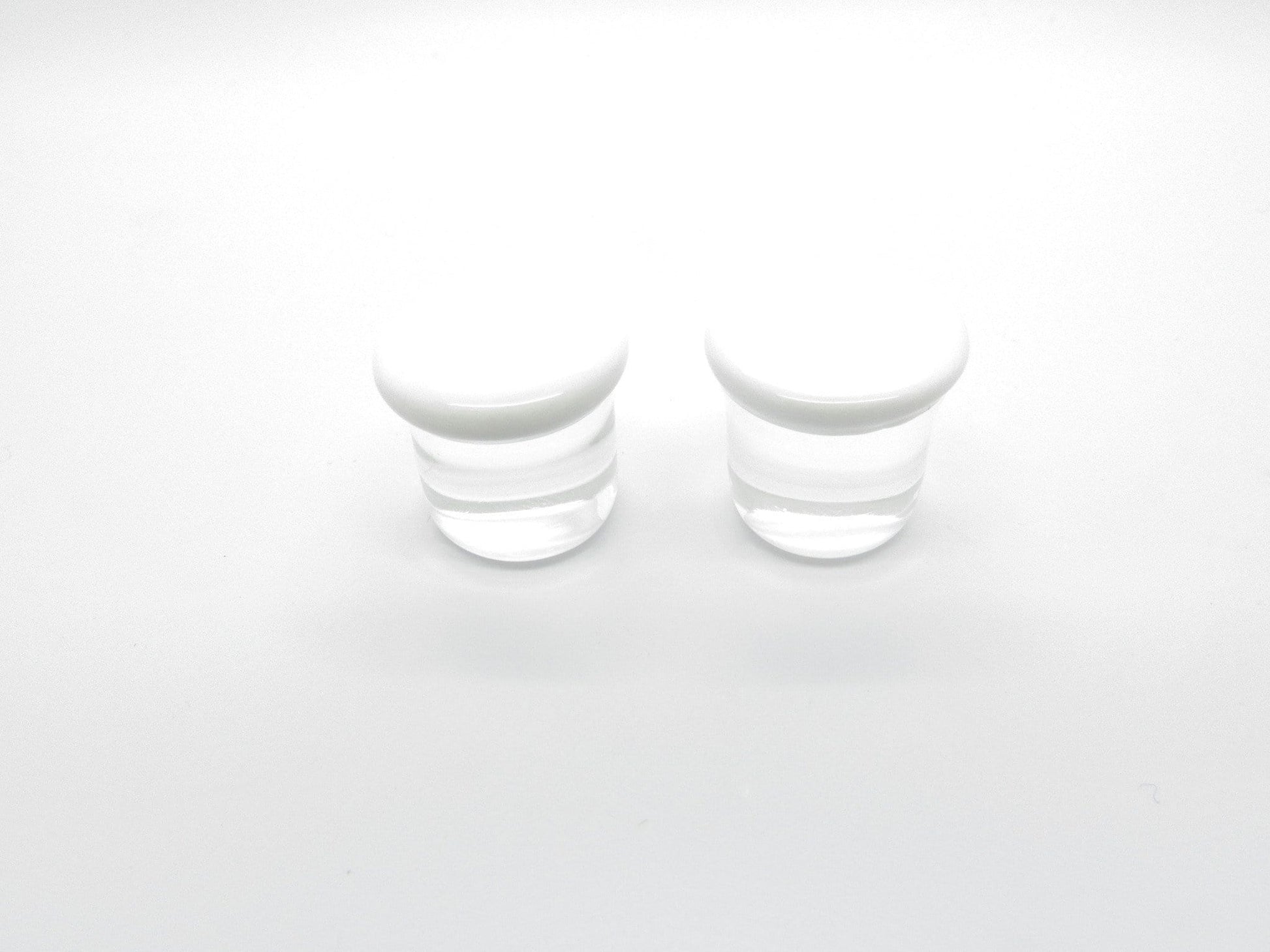 Glass Single Flare Plug Pair - Classics - Avanti Body Jewelry