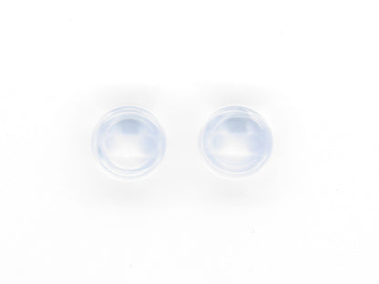 Glass Single Flare Plug Pair - Translucent - Avanti Body Jewelry
 - 12