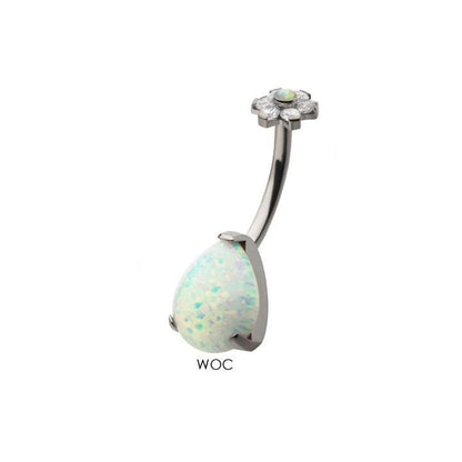 Colorful Gemstone Belly Ring