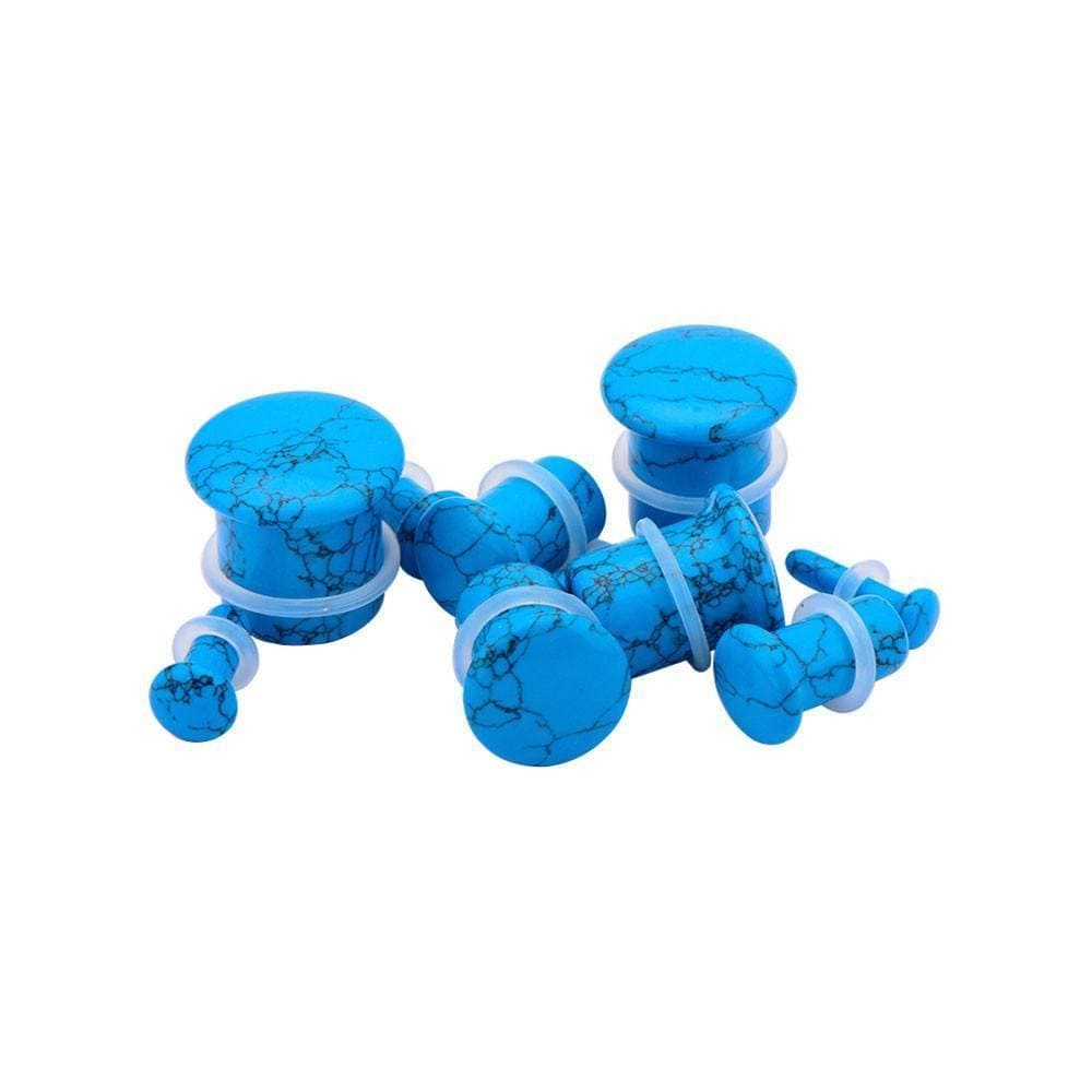 Turquoise Stone Plug Pair - Avanti Body Jewelry
 - 4